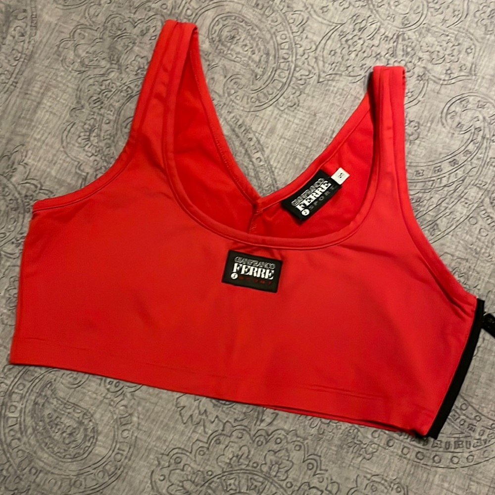 Vintage 80s-90s Gianfranco Ferre sport bro/top